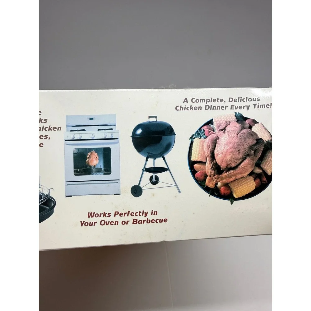 Ale House Roaster Beer Can Chicken Cooker Vertical Roasting Pan As Seen On TV